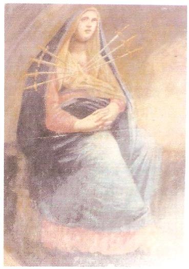 Il quadro della Madonna dei Sette Dolori
